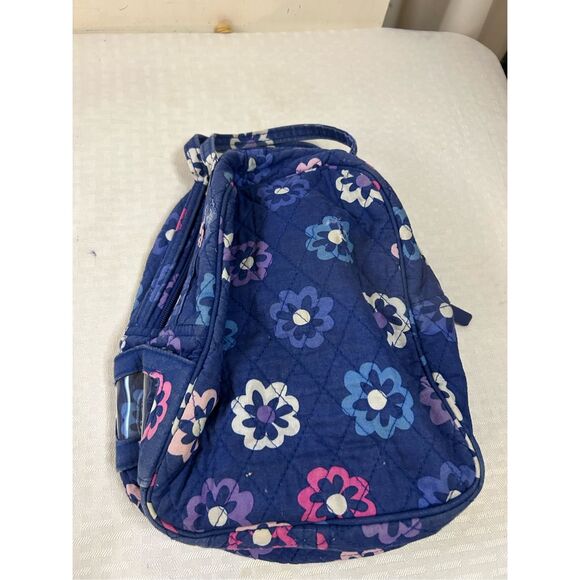 Vera Bradley lunch box blue pink flowers 9"x7" - Picture 4 of 7